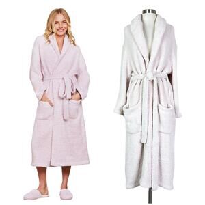 Barefoot Dreams | CozyChic Cream Light Pink Robe Cozy Loungewear Robe Small